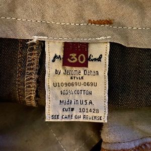 7 for all Mankind-Jerome Dahan Style- sz 30